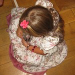 Little girl loves Arnie